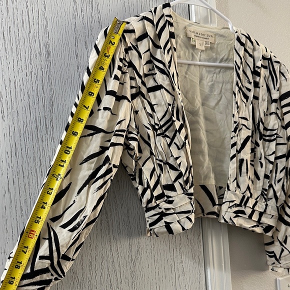 Saltwater Luxe Zebra Pattern Blazer - Picture 6 of 7